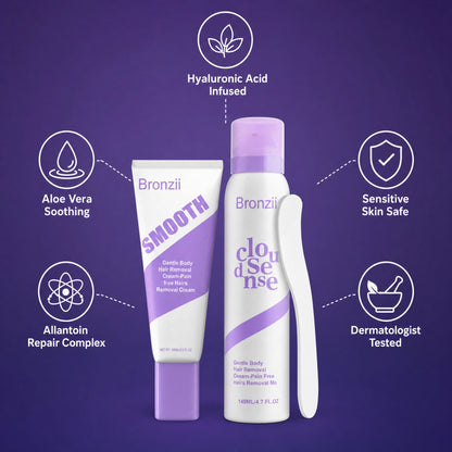 Bronzii™ Pain-Free Hair Remover Set